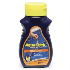 Produit D'entretien Piscine Languettes D'analyse Piscine Et Spa à L'oxygène Actif - AquaChek Orange - Flacon De 50 Languettes