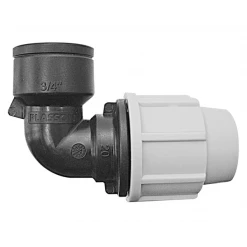 Fitt Arrosage Enterré Raccord Compression Arrosage Enterré Coude F Plasson 20x27 3/4" Ø25mm -Espace vert et piscine Soldes Boutique 51025 1