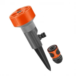 Arroseur Oscillant Et Asperseur Arroseur Pic Twist Classic Gardena 4 Surfaces Arrosage Raccord Inclus