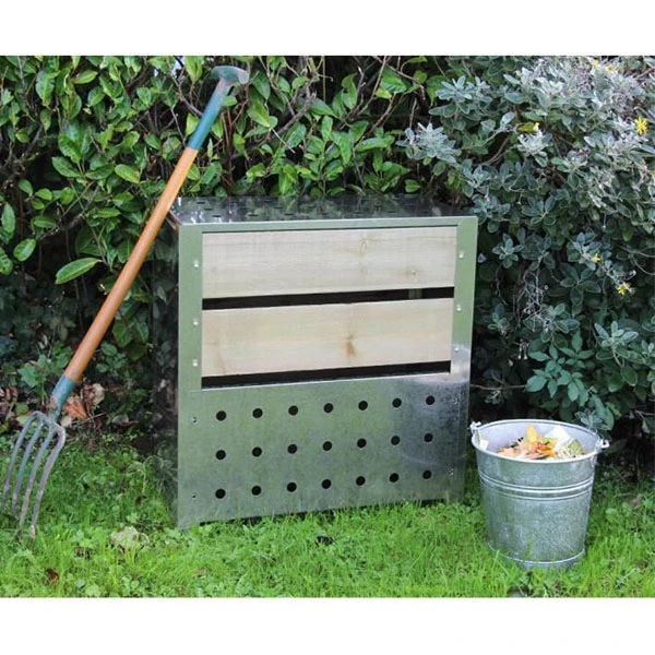 Accessoires De Jardinage Silo à Compost Galvanisé Et Bois De 300 L Guillouard 020222 4 Accessoires De Jardinage Silo à Compost Galvanisé Et Bois De 300 L Guillouard 020222 – Image 2