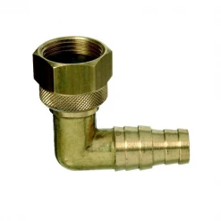 Fitt Nez De Robinet Raccord Cannelé Coude Tournant Arrosage 15/19 Femelle 3/4" Laiton