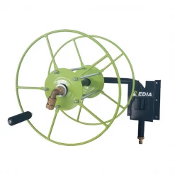 Dévidoir Dévidoir Mural Métallique Edia Tuyau Arrosage 50m Diamètre 15mm -Espace vert et piscine Soldes Boutique devidoir mural edia