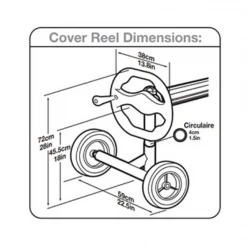 Bâches Et Couvertures De Sécurité Pour Piscines Enrouleur Bâche Bulles Thor Piscines Enterrées 12 X 6 Mètres - Kokido -Espace vert et piscine Soldes Boutique dimensions enrouleur thor