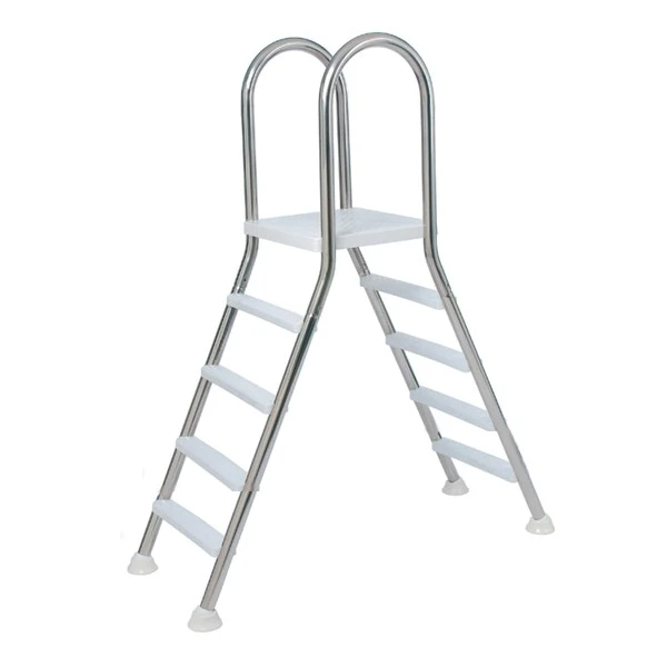 Flexinox Douche, Echelle Et Mobilier Extérieur Échelle Double De Piscine Hors-sol - 2 Fois 4 Marches 1.20 Mètres - Inox 3 Flexinox Douche, Echelle Et Mobilier Extérieur Échelle Double De Piscine Hors-sol - 2 Fois 4 Marches 1.20 Mètres - Inox