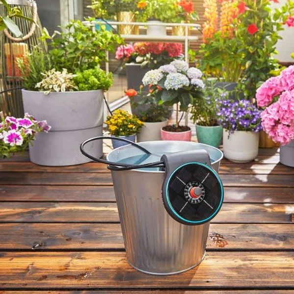 Programmateur D'arrosage Ensemble Arrosage Automatique énergie Solaire AquaBloom Gardena 20 M 4 Programmateur D'arrosage Ensemble Arrosage Automatique énergie Solaire AquaBloom Gardena 20 M – Image 2