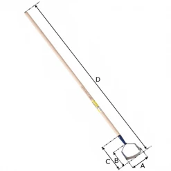 Outillage De Jardinier Grattoir De Jardin Perrin Lame Acier 14 Cm