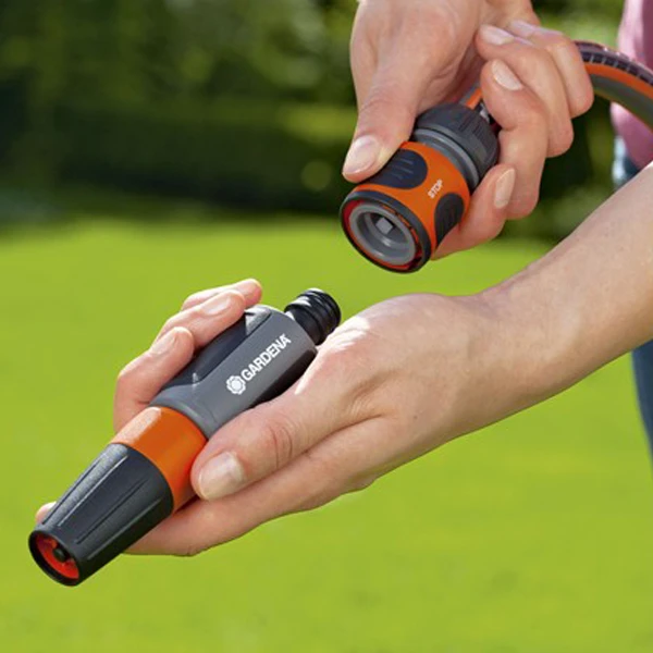 Lance Et Pistolet D'arrosage Lance Arrosage Gardena Pour Tuyau Ø 13-15 Mm Avec Raccord Aquastop 3 Lance Et Pistolet D'arrosage Lance Arrosage Gardena Pour Tuyau Ø 13-15 Mm Avec Raccord Aquastop