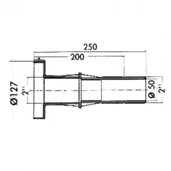 Raccords Hydrauliques Pour Piscine Traversée De Paroi 3353 Côté Piscine (liner) - Hayward - Diamètre 127 Mm SCP-France HAY-250-0143 -Espace vert et piscine Soldes Boutique p255932 pic1