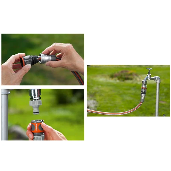 Raccord Rapide Arrosage Raccord D'arrosage Rapide Premium Pour Tuyau Ø 13 - 15 Mm - Gardena - A Fixer Au Nez De Robinet 18255-20 5 Raccord Rapide Arrosage Raccord D'arrosage Rapide Premium Pour Tuyau Ø 13 - 15 Mm - Gardena - A Fixer Au Nez De Robinet 18255-20 – Image 3