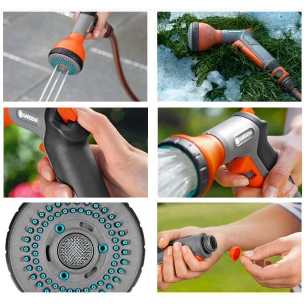 Lance Et Pistolet D'arrosage Pistolet D'arrosage Multi-jets Classic - Gardena - 3 Jets Réglables 18313-20 4 Lance Et Pistolet D'arrosage Pistolet D'arrosage Multi-jets Classic - Gardena - 3 Jets Réglables 18313-20 – Image 2