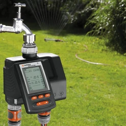 Programmateur électronique Arrosage Automatique MultiControl Duo Gardena -Espace vert et piscine Soldes Boutique programmateur electronique arrosage automatique multicontrol duo gardena 2sorties 2