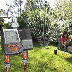 Programmateur électronique Arrosage Automatique MultiControl Duo Gardena -Espace vert et piscine Soldes Boutique programmateur electronique arrosage automatique multicontrol duo gardena 2sorties 3