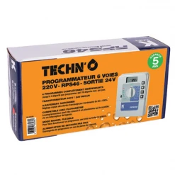 Fitt Arrosage Enterré Programmateur Arrosage Enterré 6 Voies 220 Volt RPS46 24 Volt Techn'O -Espace vert et piscine Soldes Boutique programmateur techno 6 voie