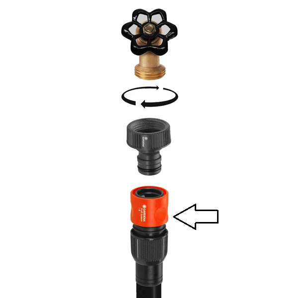 Raccord Rapide Arrosage Raccord Rapide Grand Débit Fortes Pressions Tuyau Arrosage 19 Mm Gardena 4 Raccord Rapide Arrosage Raccord Rapide Grand Débit Fortes Pressions Tuyau Arrosage 19 Mm Gardena – Image 2