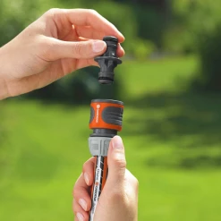 Raccord Rapide Arrosage Raccord Rapide Tuyau Arrosage Ø 13-15 Mm Gardena Lot X2 Avec Connecteur -Espace vert et piscine Soldes Boutique raccord rapide tuyau arrosage 13 15 mm gardena kit 2raccords avec connecteur 5