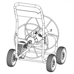 Dévidoir Raccord Sortie Arrosage Edia Embout Cannelé 19 Mm Laiton Joint Inclus -Espace vert et piscine Soldes Boutique repere 7 edia devidoir
