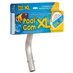 TOUCAN Produit D'entretien Piscine Gomme Magique Multi-surfaces Pour Nettoyage De Piscine - Easy Pool'Gom XL - 26 X 9 Cm Avec Support Pour Manche