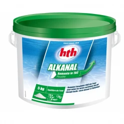 Produit D'entretien Piscine Correcteur D'alcalinité En Poudre - Alkanal HTH - Remonte Le TAC - Seau De 5kg