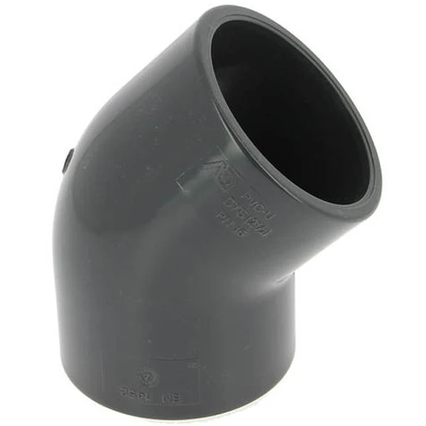 Aquatech Raccords Hydrauliques Pour Piscine Coude à Coller à 45° En PVC Pour Plomberie De Piscine - Diamètre 63 Mm 3 Aquatech Raccords Hydrauliques Pour Piscine Coude à Coller à 45° En PVC Pour Plomberie De Piscine - Diamètre 63 Mm