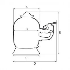 Robots Et Accessoires De Piscine Et Spa Filtre à Sable Pour Piscine - Powerline By Hayward - 10m³/h - Surface De Filtration 0.20m³/h -Espace vert et piscine Soldes Boutique sans titre 1 86