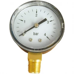 KOKIDO Pompes Et Filtrations Pour Piscines Manomètre Standard Pour Filtre à Sable - K553BL/EU - Pression Maxi 4 Bar - Filetage 1/4"