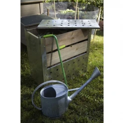 Accessoires De Jardinage Silo à Compost Galvanisé Et Bois De 200L Guillouard 020221 -Espace vert et piscine Soldes Boutique silo a compost 2 1