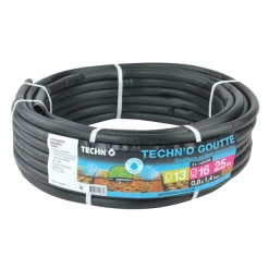 Fitt Goutte à Goutte Tuyau Goutteurs Incorporés 2 Litres/heure 13 X 16 Mm 50m Noir