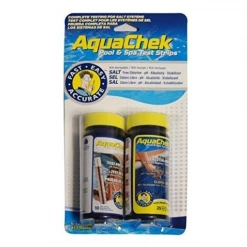 Aquachek Produit D'entretien Piscine Testeur électrolyse Sel Chlore Libre, PH, TAC, Stabilisant Aquacheck