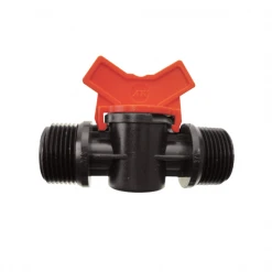 Fitt Goutte à Goutte Vanne Régulation Filetée Arrosage GAG Double Mâle 20/27 Mm Plastique